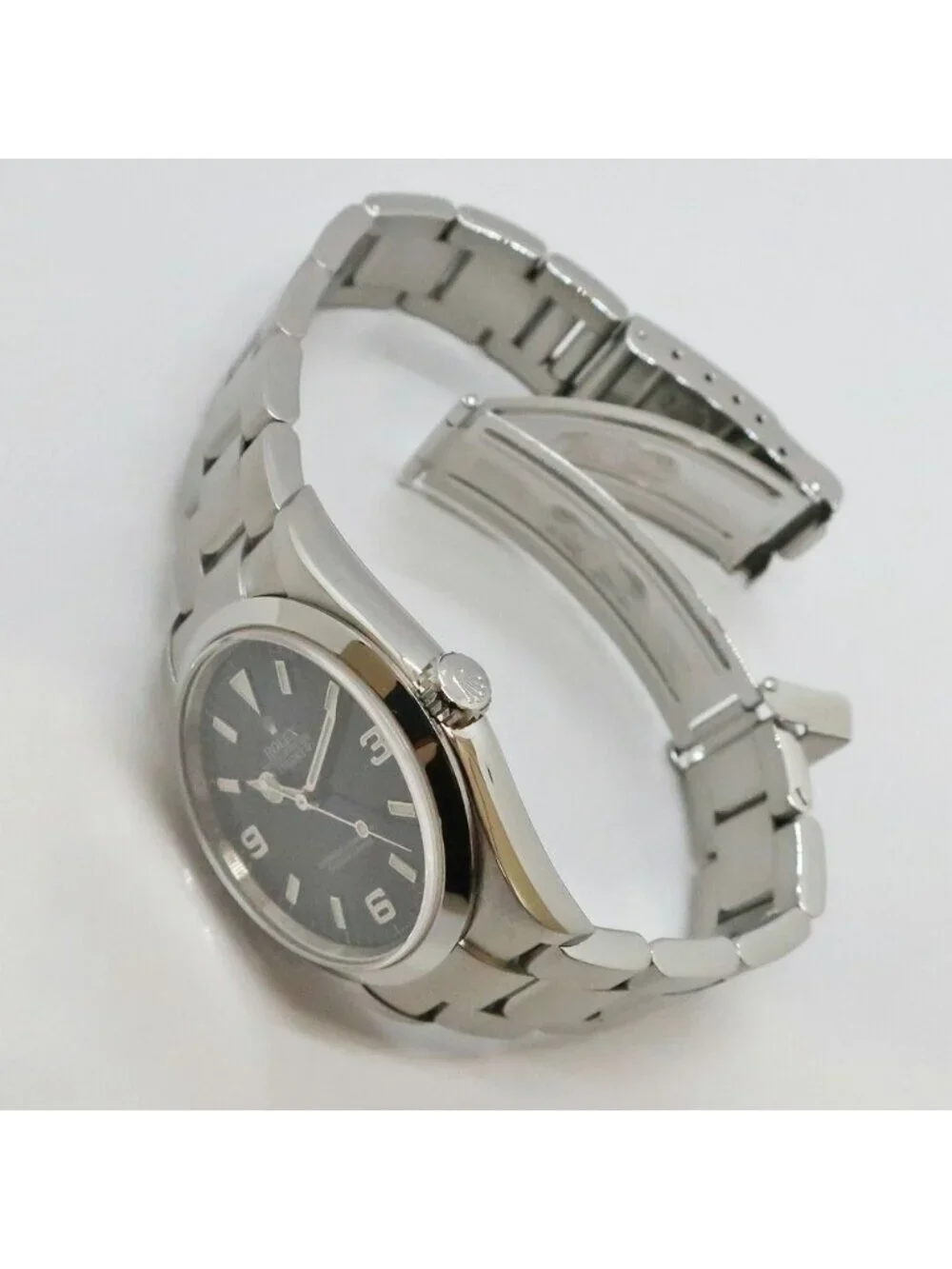 Rolex Explorer 1 Black SS Watch Automatic